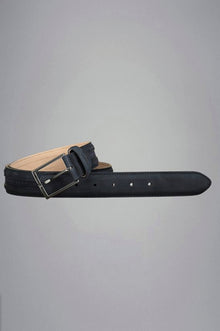  Paul & Shark - Ceinture de cuir avec drapeaux ton sur ton