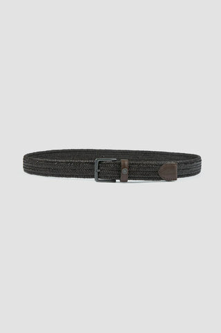 Paul & Shark - Elastic braided leather belt