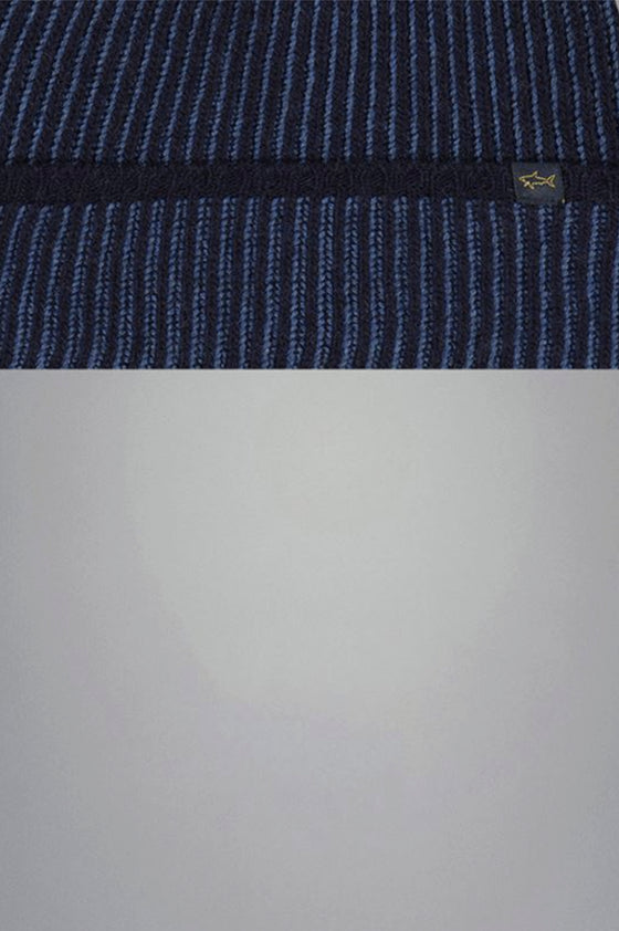 Paul & Shark - Tuque de tricot laine avec badge requin