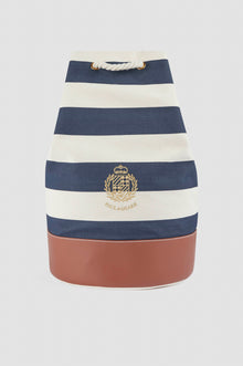  Paul & Shark - Sac baluchon rayé de canvas de coton