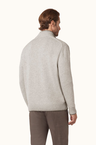 Paul & Shark - Chandail col zip de laine et cachemire