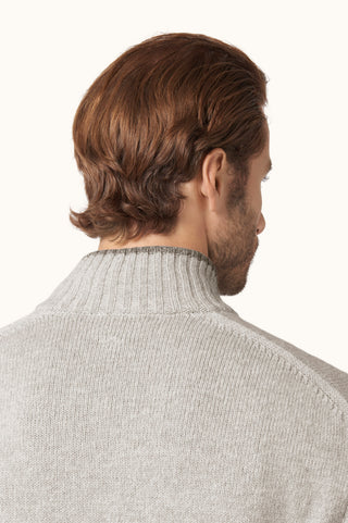 Paul & Shark - Chandail col zip de laine et cachemire