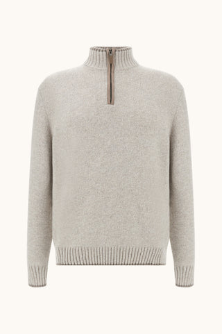 Paul & Shark - Wool and cashmere half-zip sweater