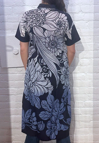 VLT's by Valentina's - 24-360 - Robe manches courtes de coton à motif floral