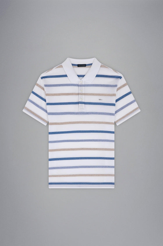 Paul & Shark - Polo rayé manches courtes coton piqué - LE CAPITAINE D'A BORD