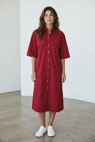 VLT's by Valentina's - 25-316 - Long cotton safari dress