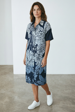 VLT's by Valentina's - 25-360 - Floral Cotton Long Dress