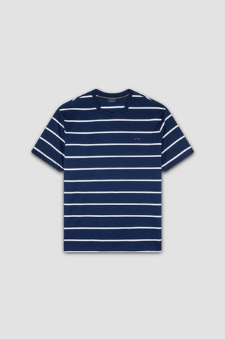 Paul & Shark - T-shirt manches courtes rayé de coton mercerisé