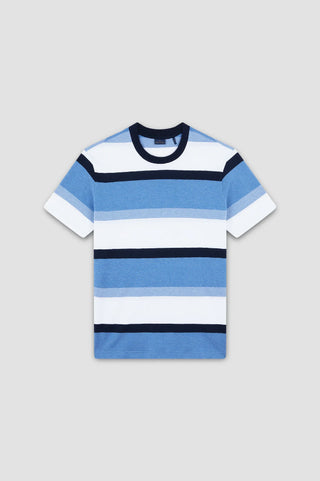 Paul & Shark - Short-sleeved striped mercerized cotton T-shirt