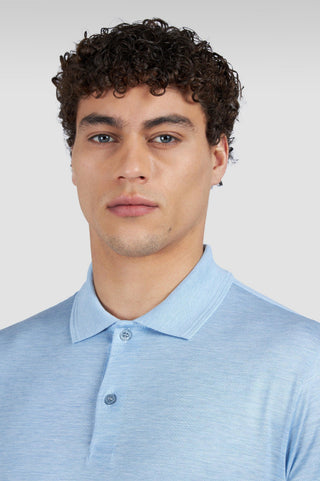 Paul & Shark - Short-sleeved silk and cotton polo