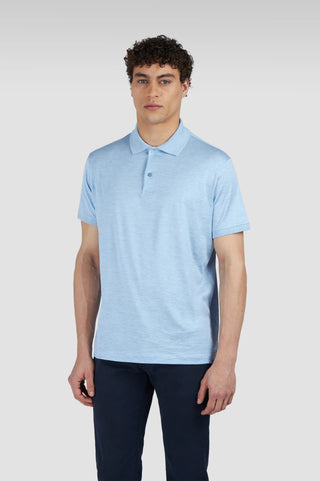 Paul & Shark - Short-sleeved silk and cotton polo