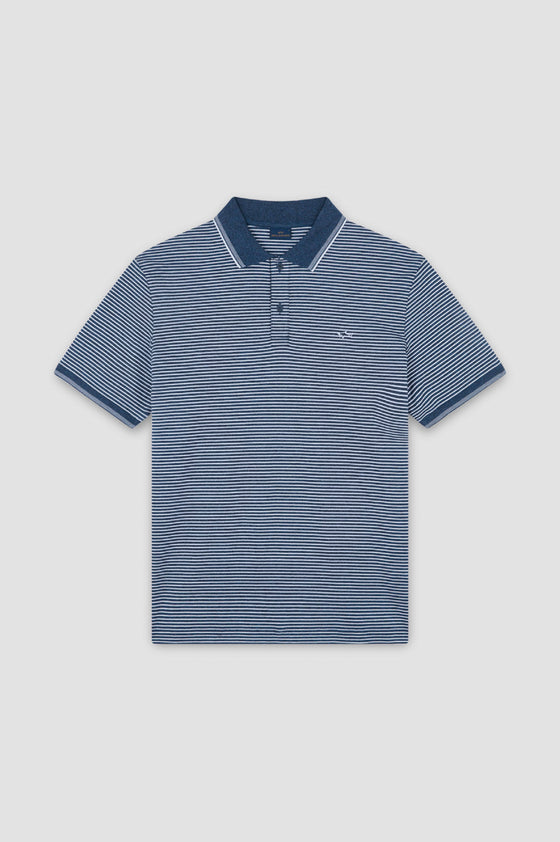 Paul & Shark - Polo rayé manches courtes coton piqué