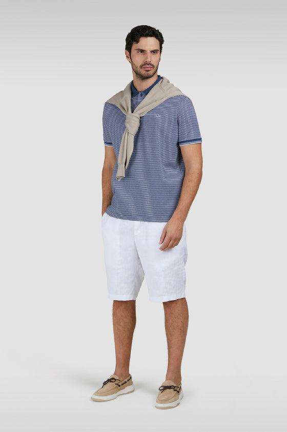 Paul & Shark - Polo rayé manches courtes coton piqué