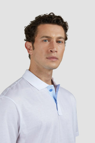Paul & Shark - Short sleeve cotton and lyocell polo XSoft Collection Riviera