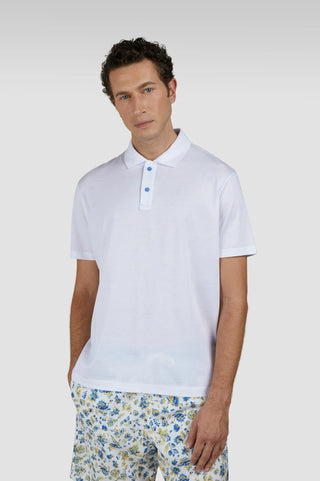 Paul & Shark - Short sleeve cotton and lyocell polo XSoft Collection Riviera