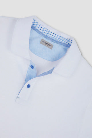 Paul & Shark - Short sleeve cotton and lyocell polo XSoft Collection Riviera