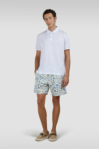 Paul & Shark - Short sleeve cotton and lyocell polo XSoft Collection Riviera