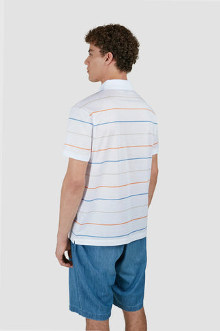 Paul & Shark - Short-sleeved double mercerized cotton polo