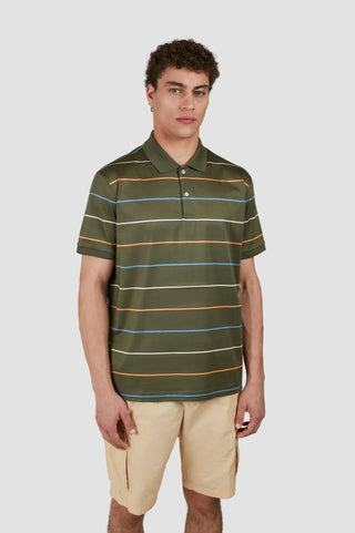 Paul & Shark - Short-sleeved double mercerized cotton polo
