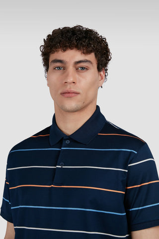 Paul & Shark - Short-sleeved double mercerized cotton polo