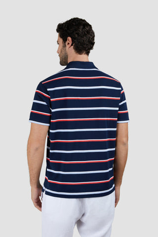 Paul & Shark - Polo manches courtes de coton double mercerisé