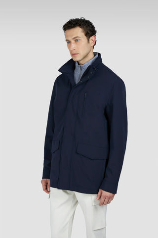 Paul & Shark - Typhoon® Re-4x4 Stretch Coat with Alcantara
