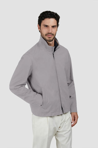 Paul & Shark - Wool and silk bomber Loro Piana Green Storm System™