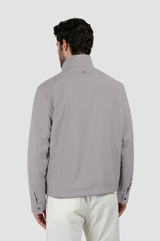 Paul & Shark - Wool and silk bomber Loro Piana Green Storm System™