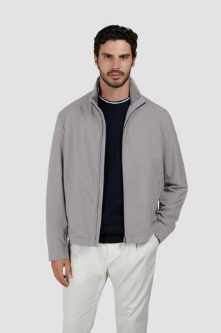 Paul & Shark - Wool and silk bomber Loro Piana Green Storm System™