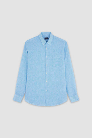 Paul & Shark - Striped Long Sleeve Linen Shirt