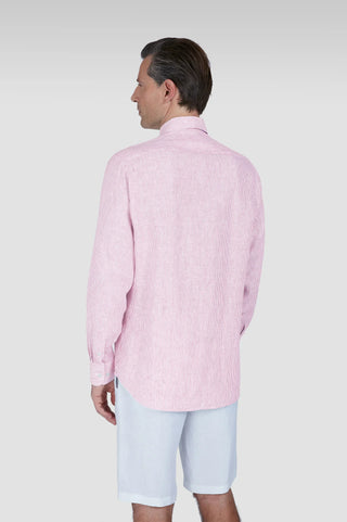 Paul & Shark - Striped Long Sleeve Linen Shirt