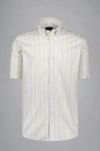 Paul & Shark - Striped short-sleeve cotton shirt
