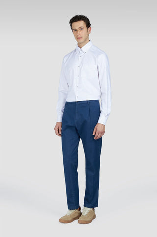 Paul & Shark - Long-sleeved cotton shirt Silver Collection