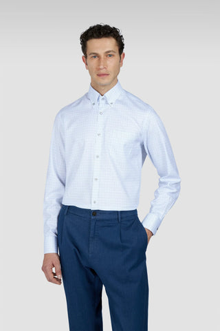 Paul & Shark - Long-sleeved cotton shirt Silver Collection