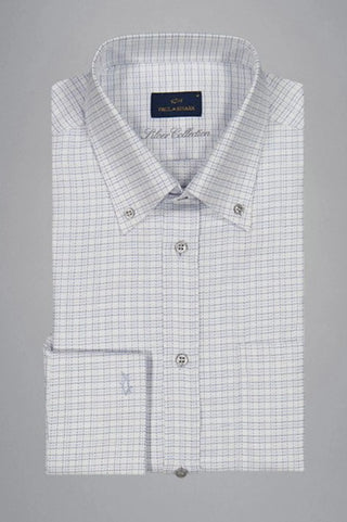 Paul & Shark - Long-sleeved cotton shirt Silver Collection