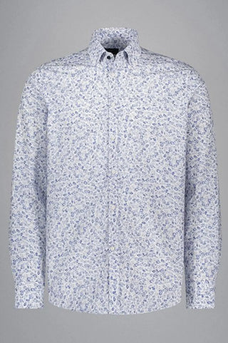 Paul & Shark - Chemise en popeline de coton à motif floral