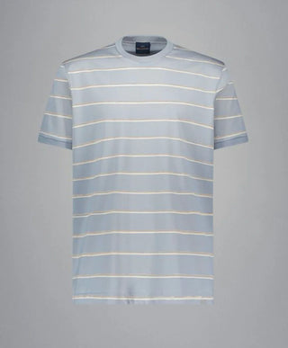 Paul & Shark - T-shirt rayé manches courtes coton double mercerisé
