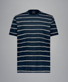 Paul & Shark - T-shirt rayé manches courtes coton double mercerisé