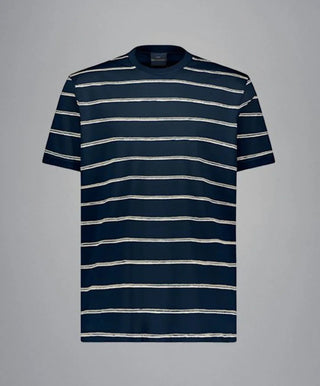 Paul & Shark - T-shirt rayé manches courtes coton double mercerisé