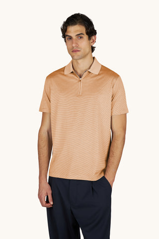 Paul & Shark - Silk and Cotton Zip Polo Shirt