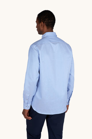 Paul & Shark - Striped Cotton Shirt Silver Collection