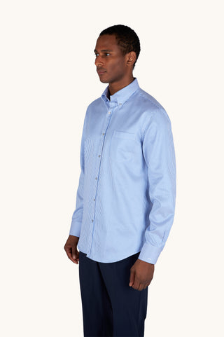 Paul & Shark - Striped Cotton Shirt Silver Collection