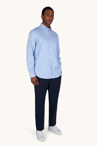 Paul & Shark - Striped Cotton Shirt Silver Collection