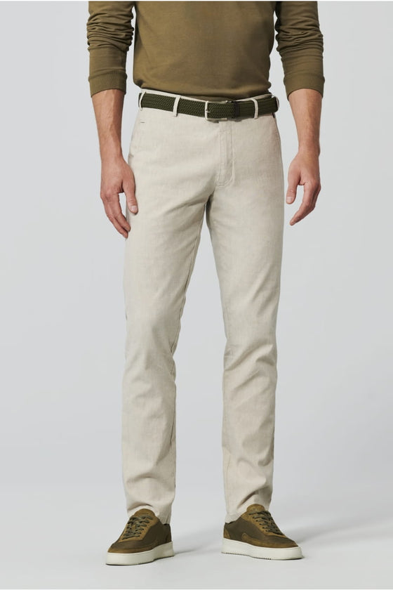 Meyer - Pantalon de coton et lin Bonn 3020