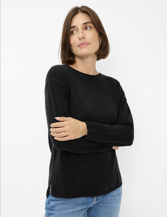 BRAX - Liz - Chandail col rond de laine et cachemire