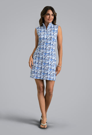 Ibkül - Norma Sleeveless Mock Neck Dress - 58248