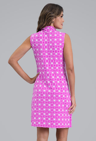Ibkül - Carolyn Sleeveless Mock Neck Dress - 58387
