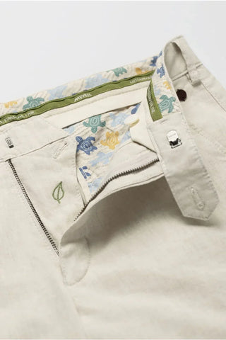 Meyer - Pantalon de coton et lin Bonn 3020