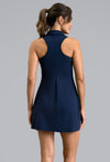Ibkül - Solid Polo Tennis Dress - 62000