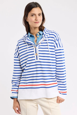 Armor-Lux - Rustic Cotton Hooded Breton Shirt